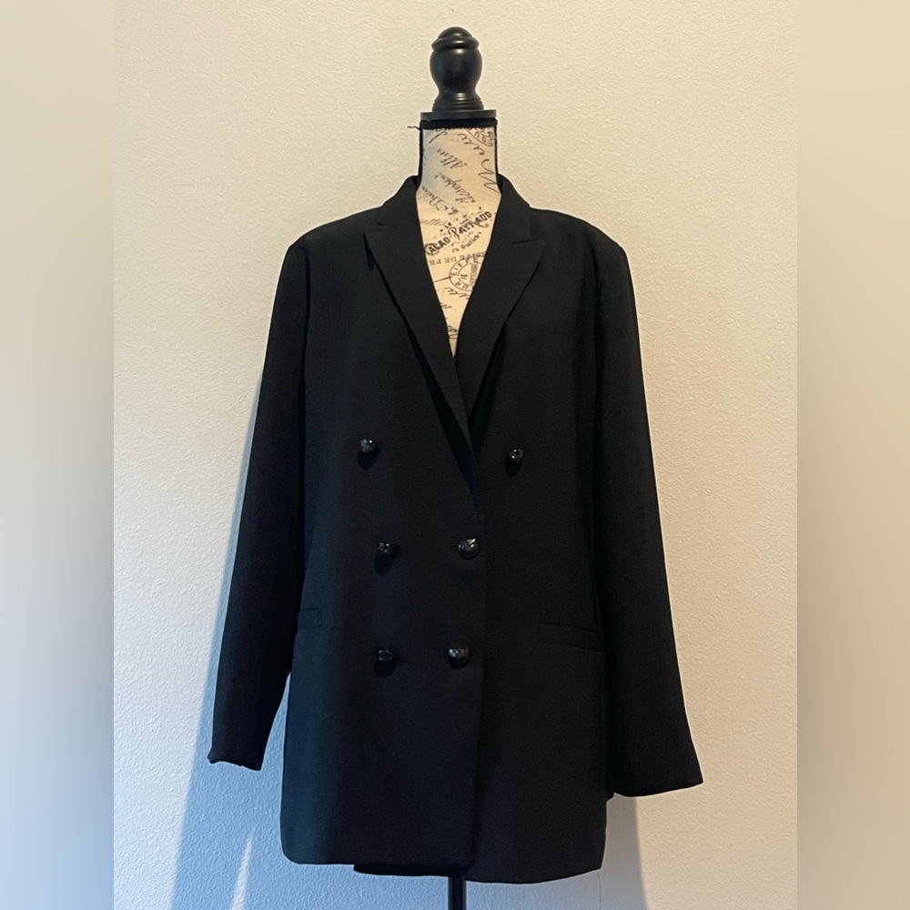 H&M Oversized Black Blazer
